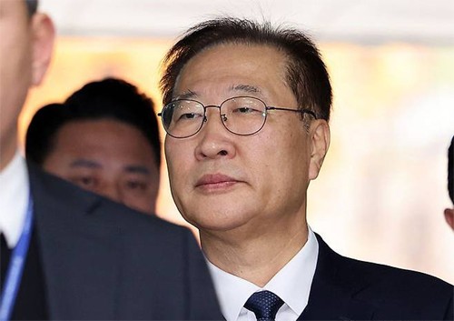 내란중요임무종사, 직권남용권리행사방해 혐의를 받고 있는 박성재 전 법무부 장관이 13일 오전 서울 서초구 서울중앙지방법원에서 열린 구속 전 피의자 심문(영장실질심사)에 출석하고 있다. <사진제공=뉴시스>